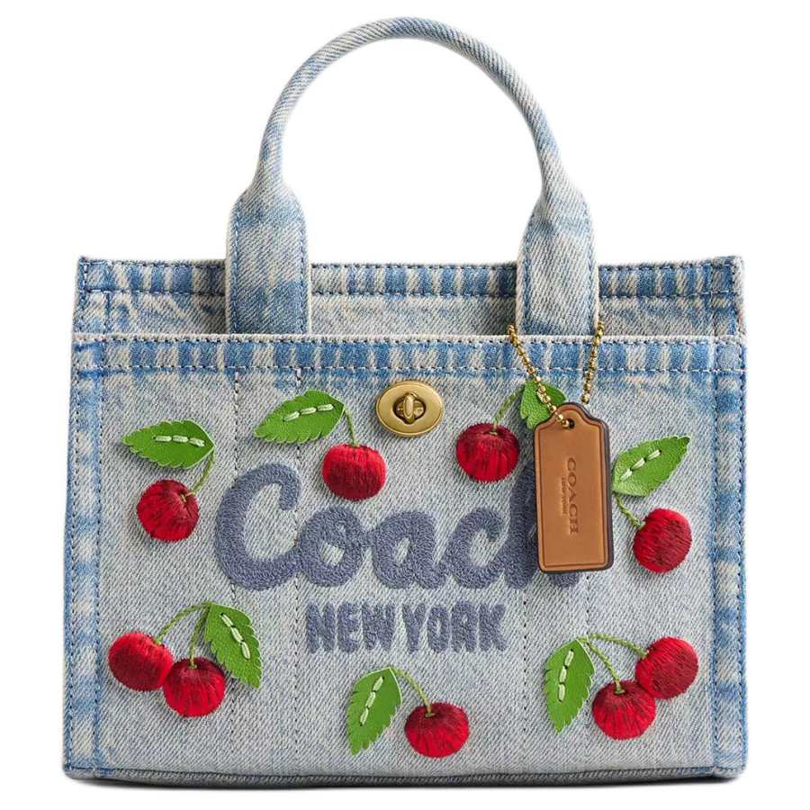 COACH Cargo Fabric Crossbody Handbag Small Women's Blue