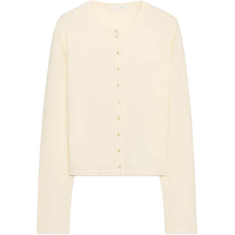 ZARA Knitwear Women's Yellow Moderate Cardigan