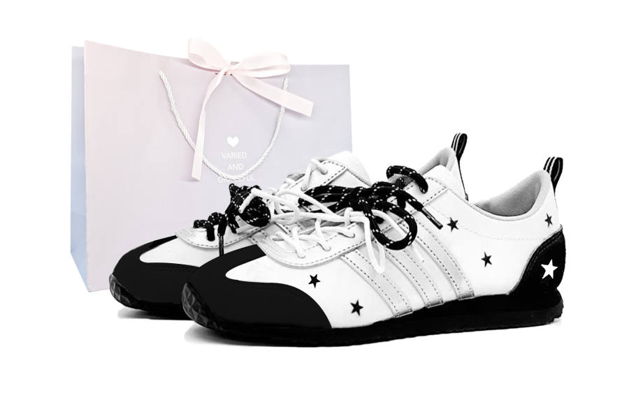 Adidas Adidas VS JOG 2.0 Low top German Army Trainers Unisex Black White