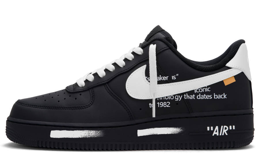 Nike Nike Air Force 1 Vanilla, Soul Creation Low top Skateboard Shoes Unisex Black White