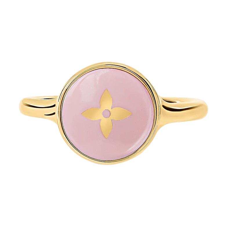 LOUIS VUITTON Metal Rings Women's Pink