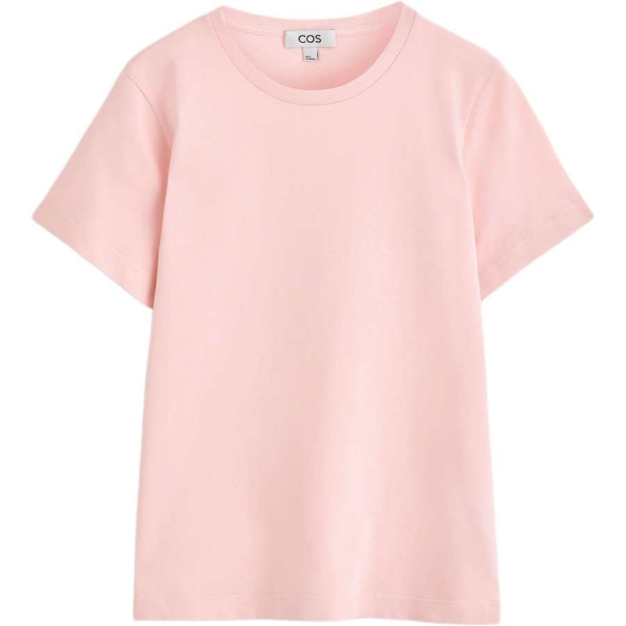 COS T Shirts Women's Pink Crew Neck