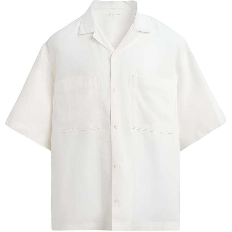 ZARA ZARA Shirts Men's White Lapel Moderate