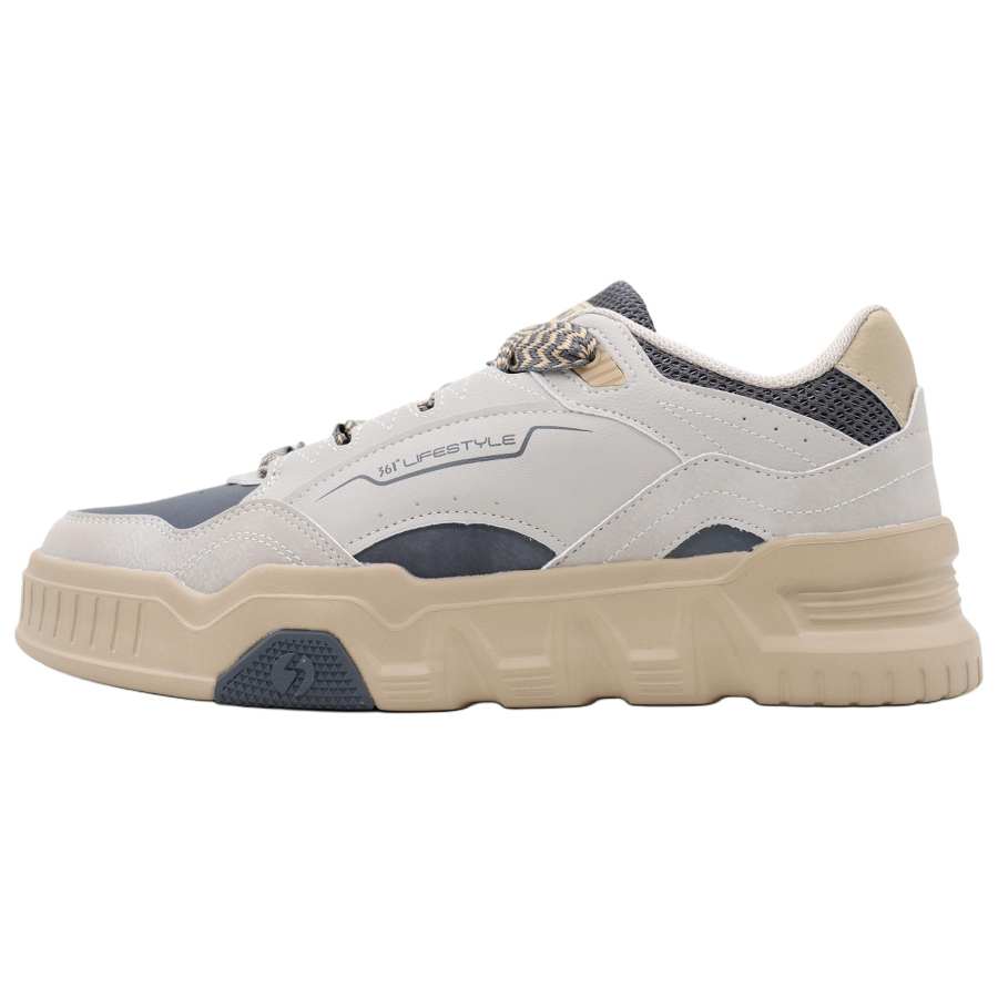 361° Low top Skateboard Shoes Men's Beige Gray