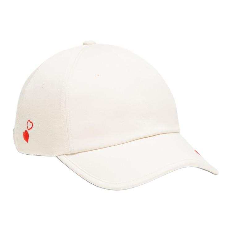 Lululemon Lululemon Nylon Baseball Caps Unisex Light Ivory/Oxford Red