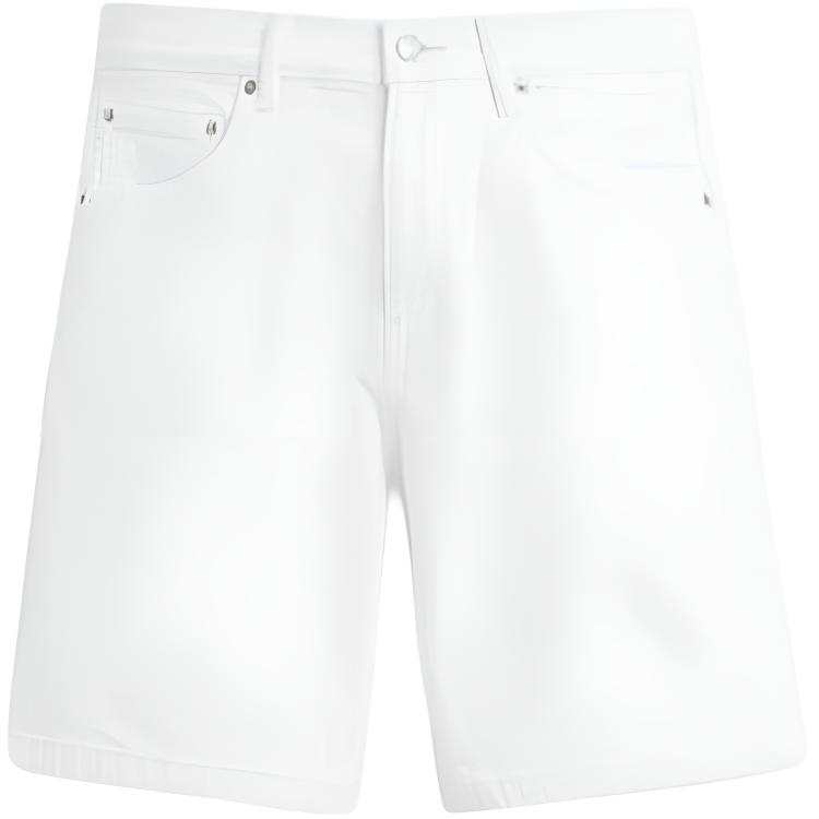 ZARA ZARA Denim Shorts Men's White Moderate