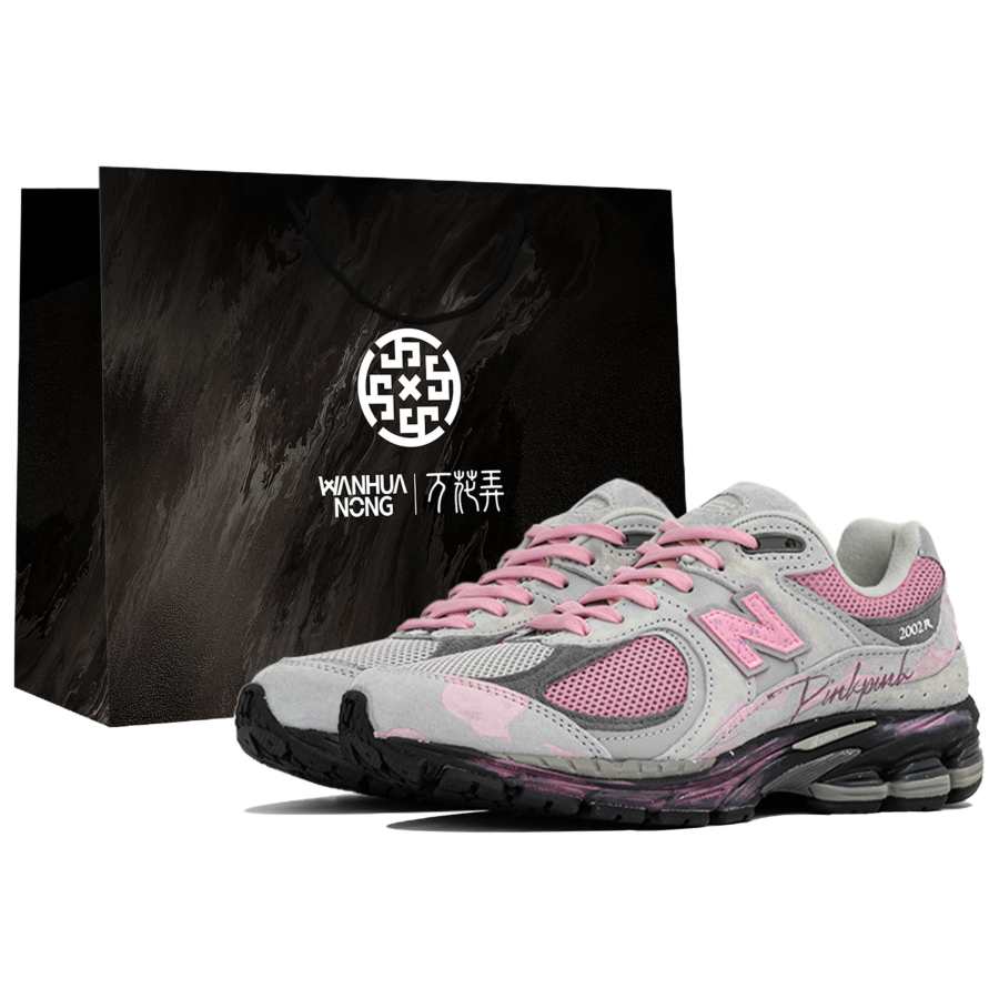 New Balance New Balance NB 2002R Abrasion Resistant Low top Running Shoes Unisex Black Pink