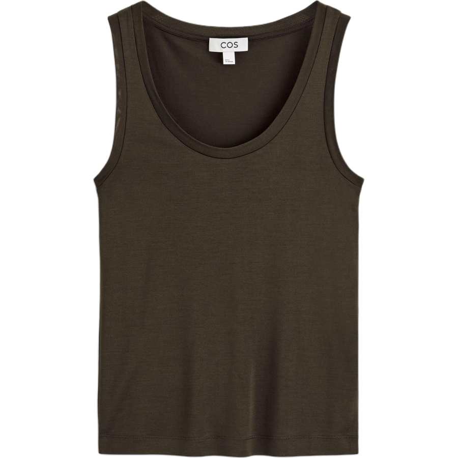COS Tank Tops Women's Dark Brown Other