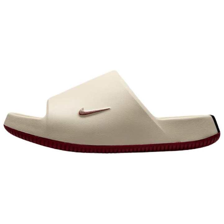 Nike Nike Calm 2.0 Slide Slippers Men's Light Beige Red