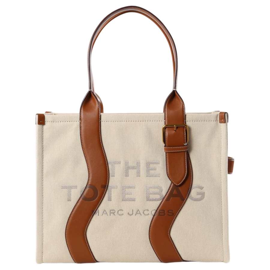 MARC JACOBS MARC JACOBS Fabric Tote Bag, Shoulder Bag Large Women's White