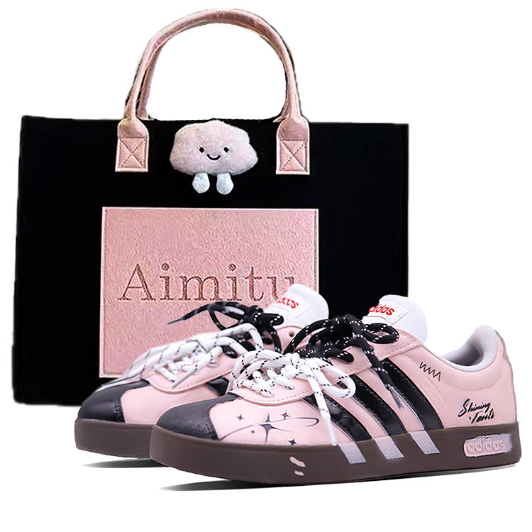 Adidas Adidas VL COURT 2.0 Big Mountain Manufacturing, Black Glutinous Rice Powder