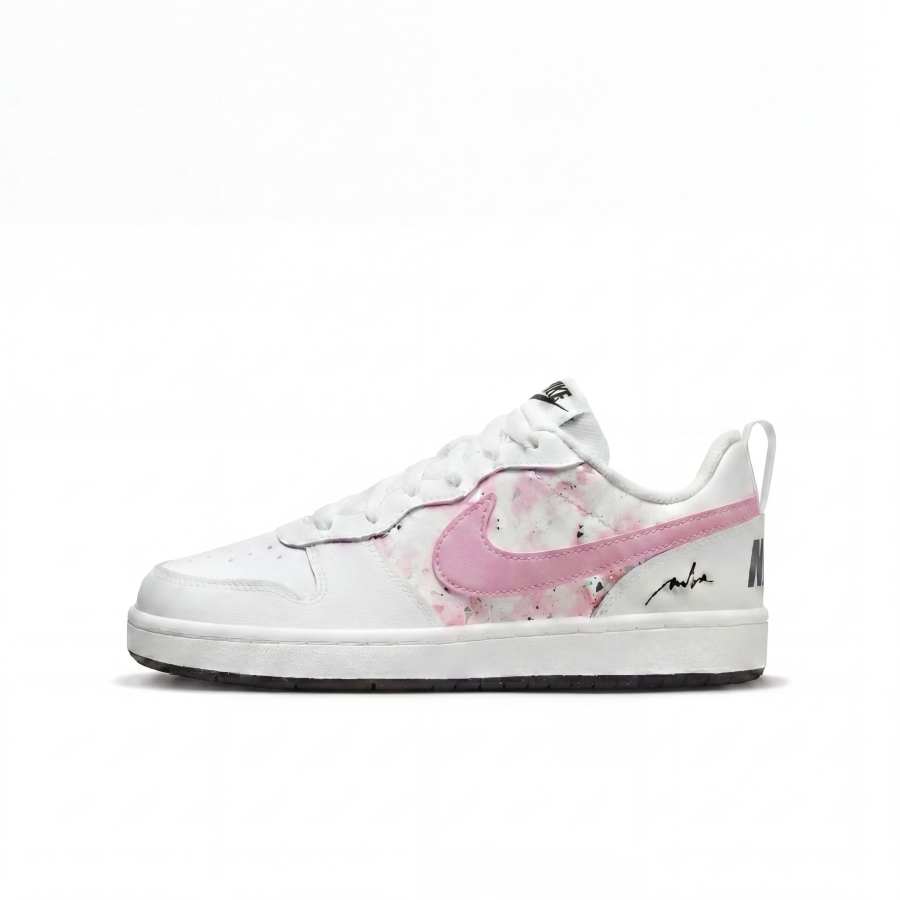 Nike Nike Court Borough Synthetic Leather Slip Resistant Cushioning Low top Skateboard Shoes Women's