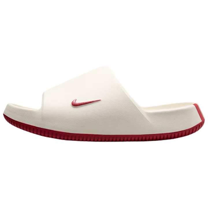Nike Nike Calm 2.0 Slide Slippers Men's White Red