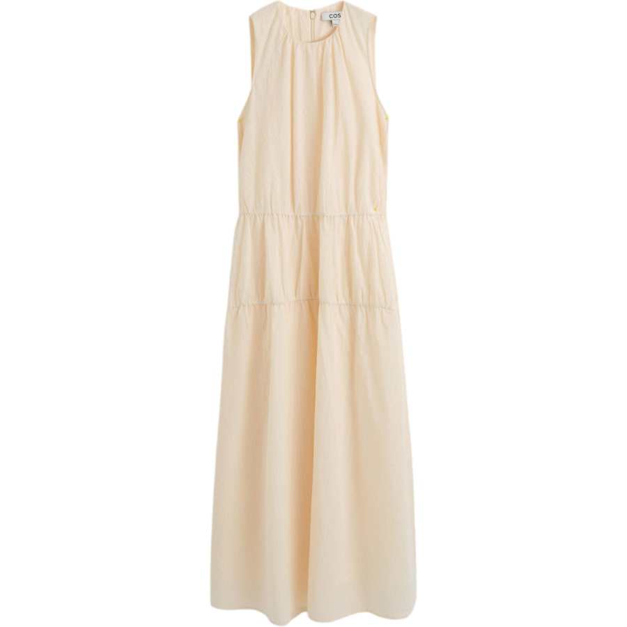 COS Sleeveless Dresses Women's Ivory White Moderate