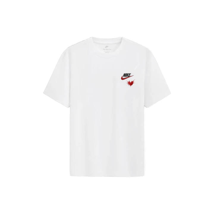 Nike Nike Sportswear T Shirts Unisex White Crew Neck Thin Straight Fit