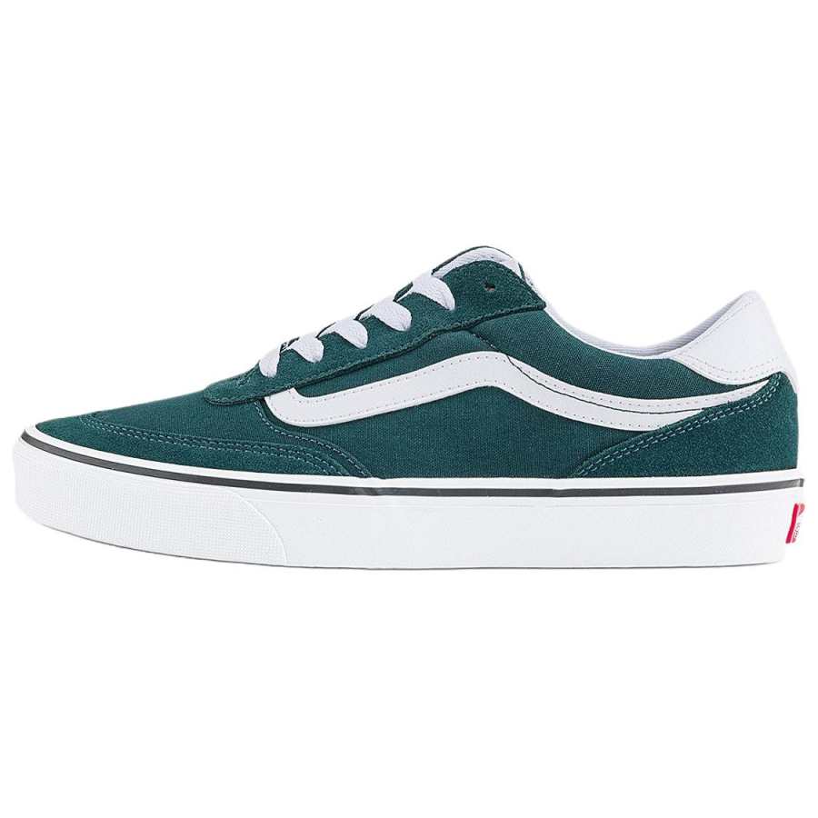 Vans Brooklyn LS Slip Resistant, Abrasion Resistant, Lightweight, Breathable Low top Skateboard Shoes Men's Green