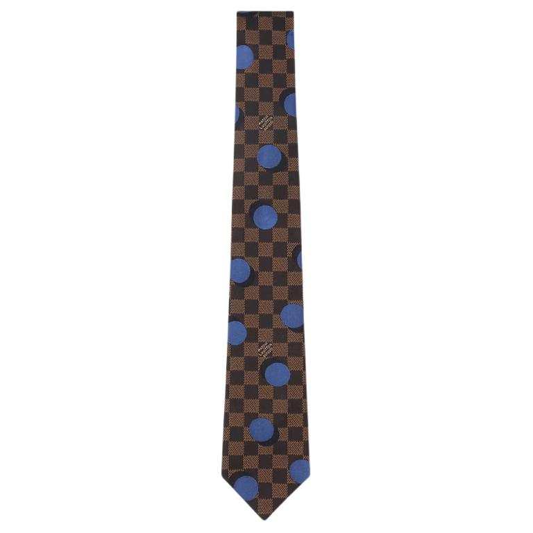 LOUIS VUITTON LOUIS VUITTON Silk Ties Unisex Brown