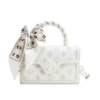 Carit&Koty Polyurethane PU Handbag Small Women's White