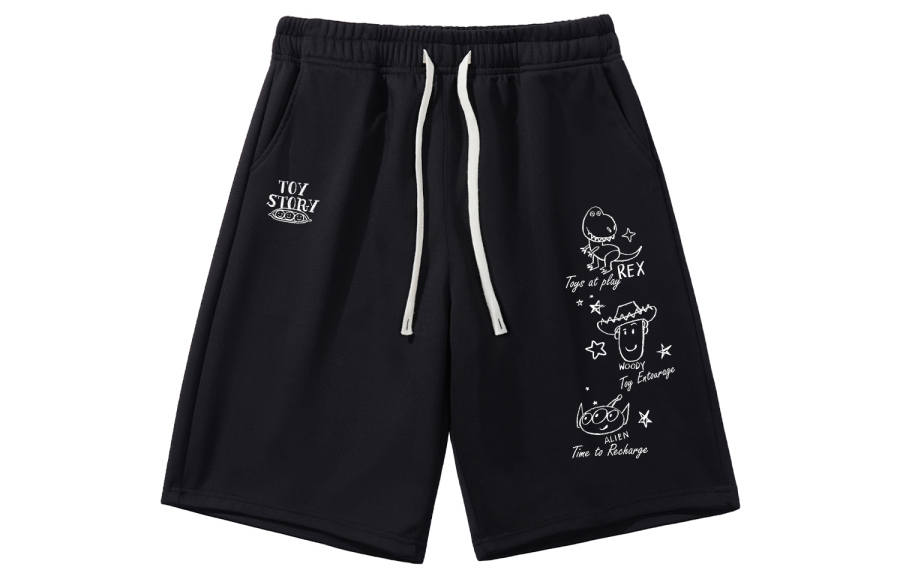 Disney Casual Shorts Unisex Thin