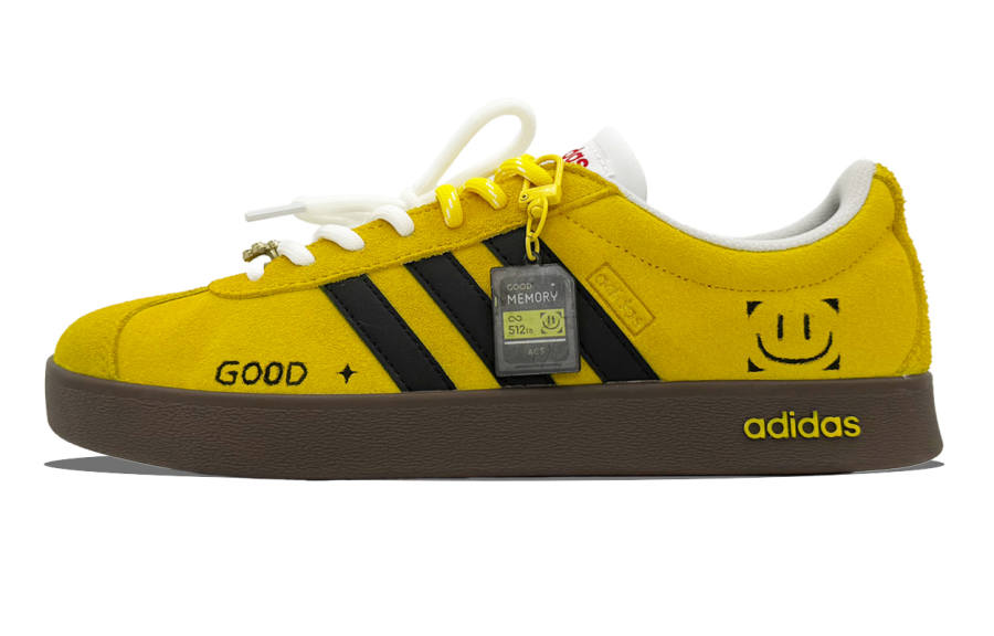 Adidas Adidas Vl Court Classic Low top German Army Trainers Unisex Yellow