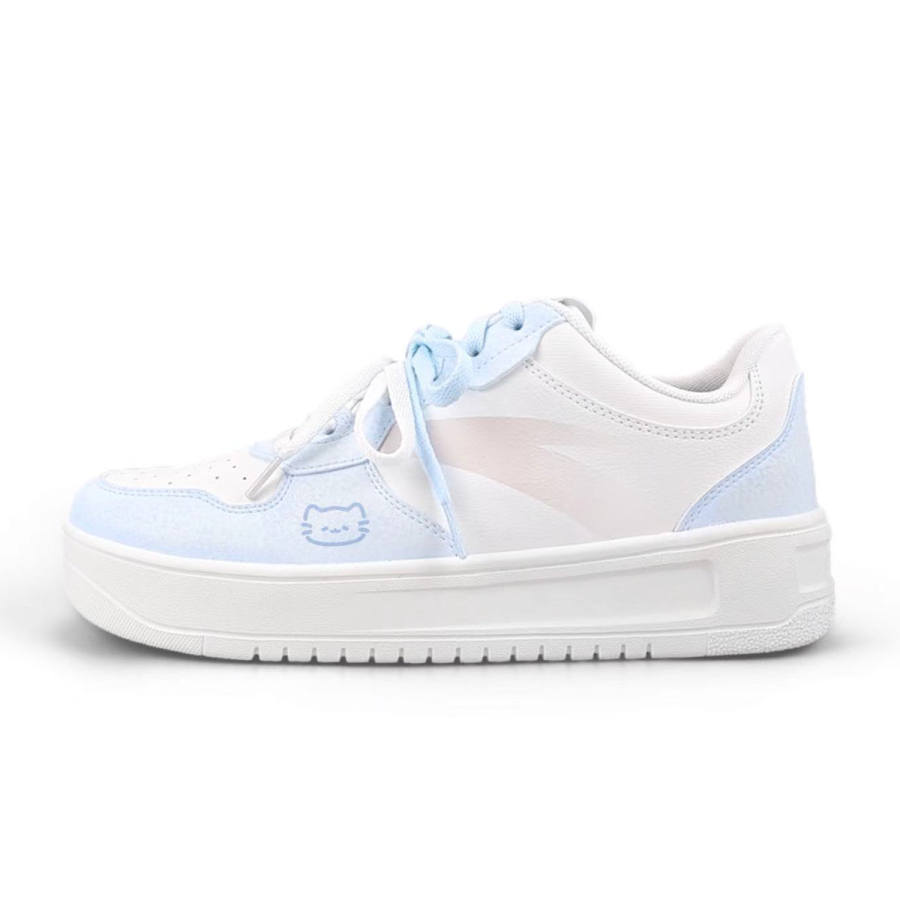 Anta Easy Lightweight Breathable Low top Skateboard Shoes Women's Blue