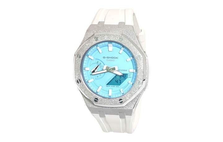 CASIO CASIO Men Liquid Crystal/Analog Dual Display Series Blue Watch