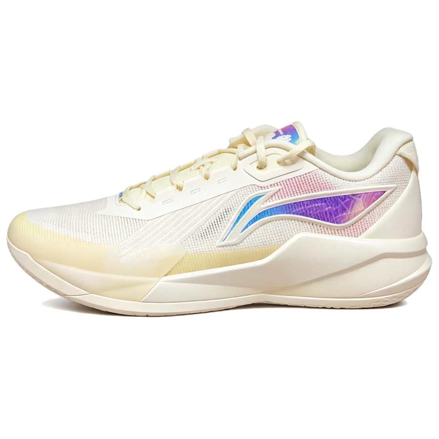 Li-Ning Li Ning Yushuai Rookie TPU Low top Basketball Shoes Men's Light Oily Yellow