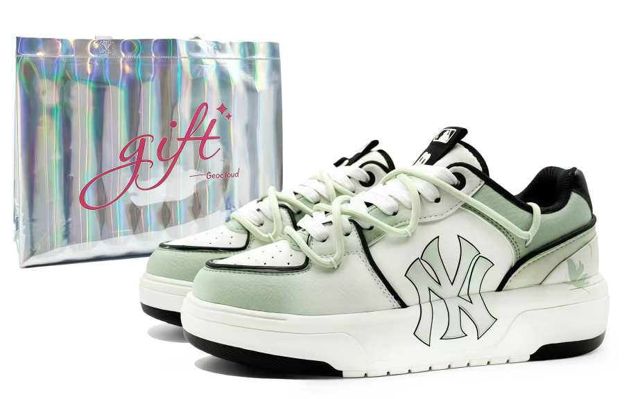 MLB MLB Chunky Liner Pu Low top Skateboard Shoes Unisex White Green