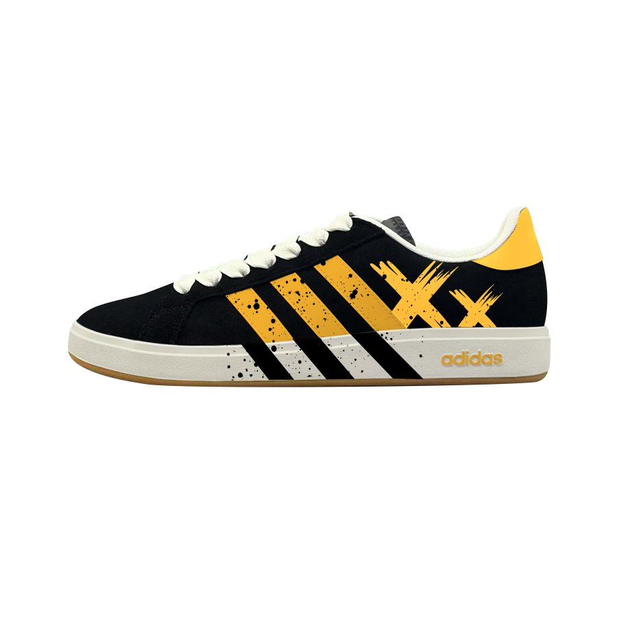 Adidas Adidas Grand Court Base 00s Black Gold Storm Casual Shoes Unisex