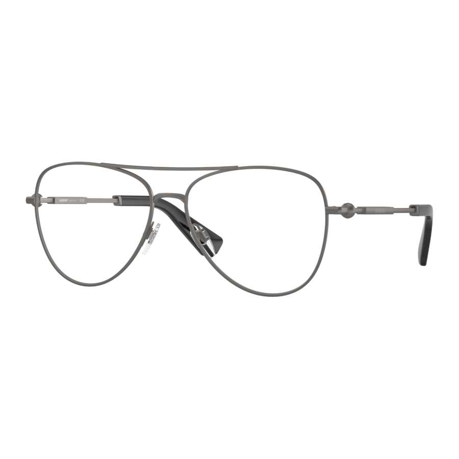Burberry Metal Aviator Prescription Glasses Men's Dark Gray