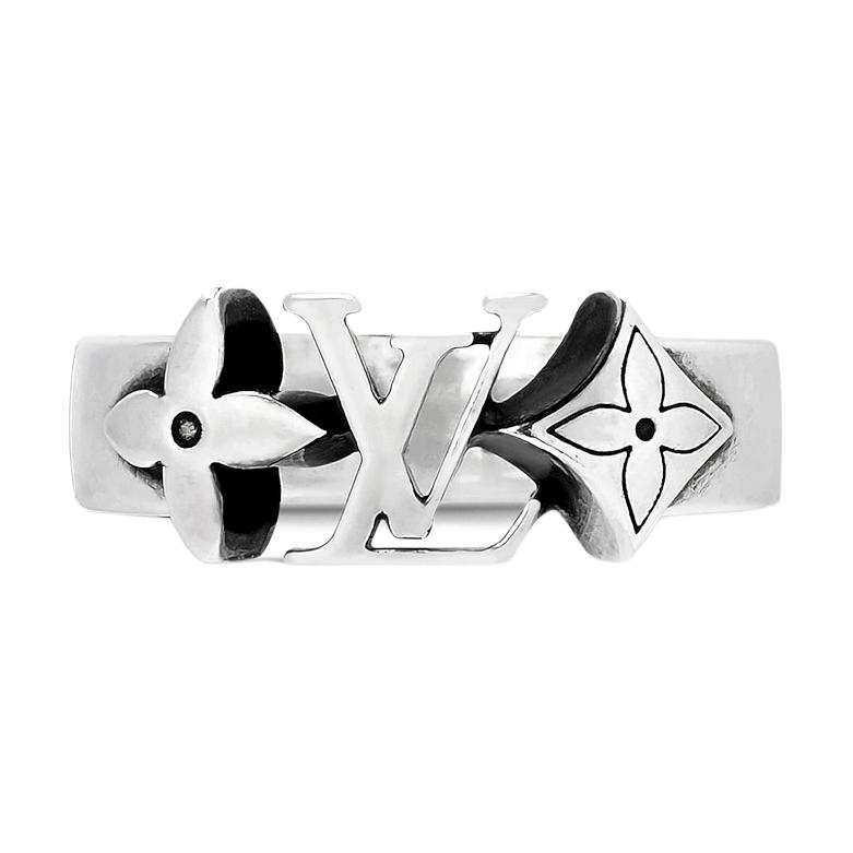LOUIS VUITTON LOUIS VUITTON 925 Sterling Silver Rings Men's Silver