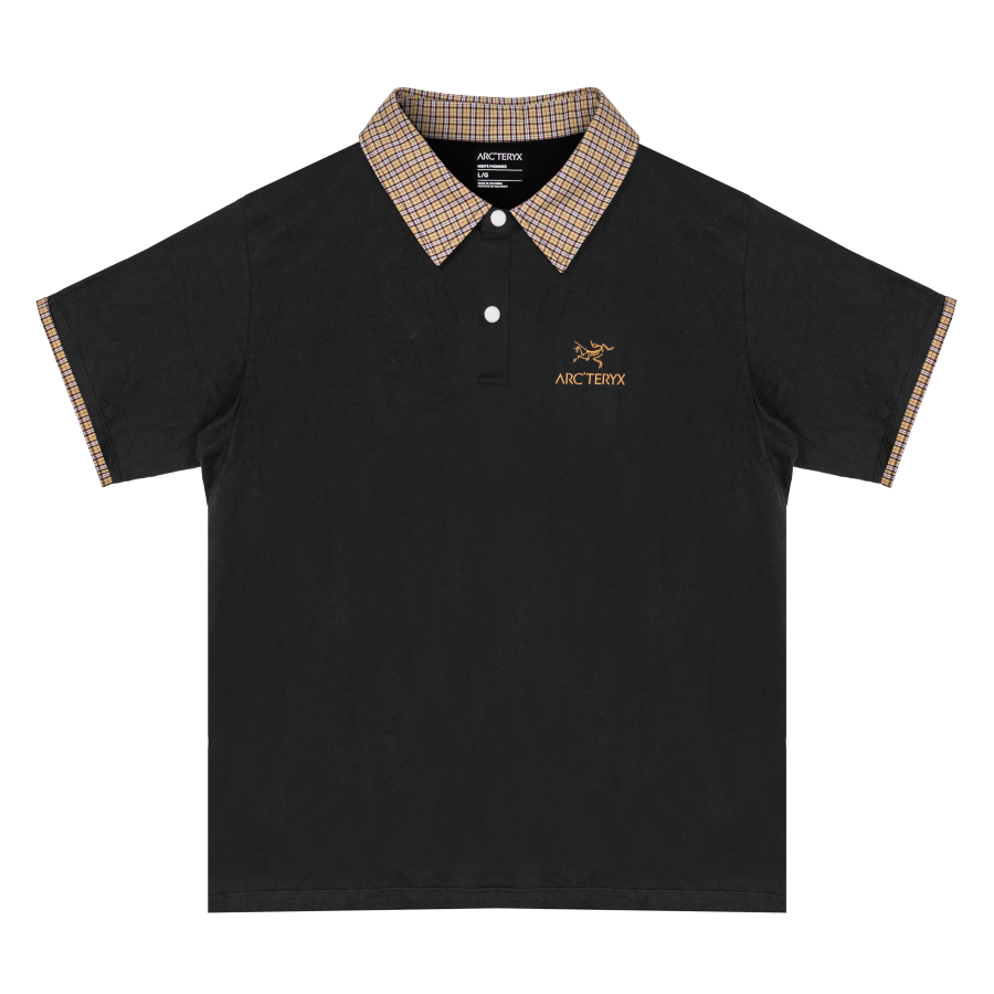 Arcteryx KRAGG T Shirts Unisex Black/24k Black Crew Neck Thin