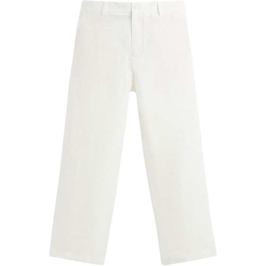 ZARA ZARA Suit Pants Men's White Moderate