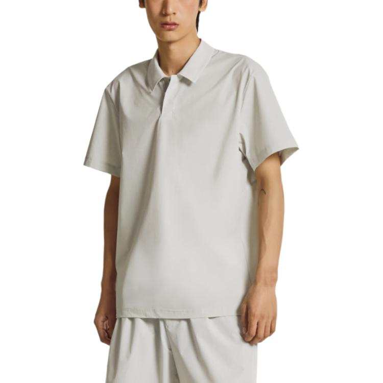 New Balance New Balance Polo Shirts Unisex Light Gray Polo Collar Moderate Other