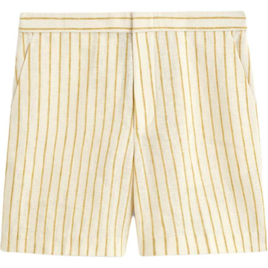 COS Casual Shorts Men's Yellow/Stripes