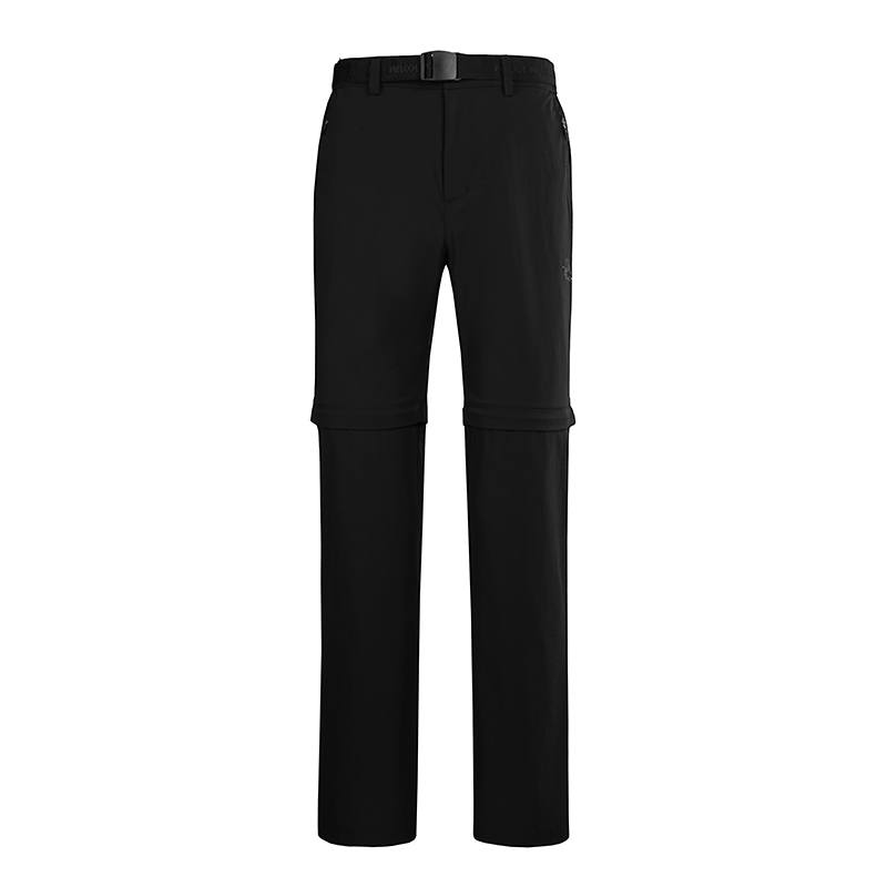 PELLIOT PELLIOT Casual Pants Men's Black Moderate Straight Fit Pants