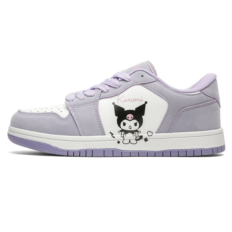 Sanrio Slip Resistant, Abrasion Resistant, Lightweight, Breathable, Height Increasing Low top Skateboard Shoes Women's