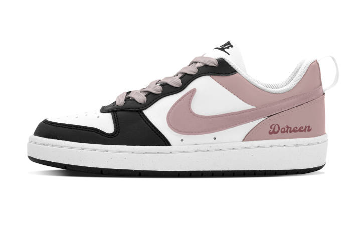 Nike Nike Court Borough Biu Love Book Leather Slip Resistant Abrasion Resistant Low top Skateboard Shoes Unisex