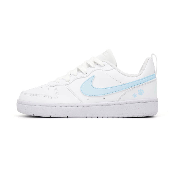Nike Nike Court Borough Low top Skateboard Shoes Women's White Blue