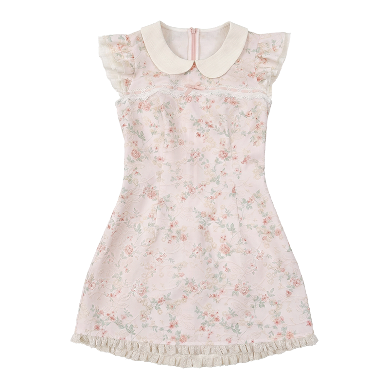 Fabric Pig Short Sleeved Dress Women's