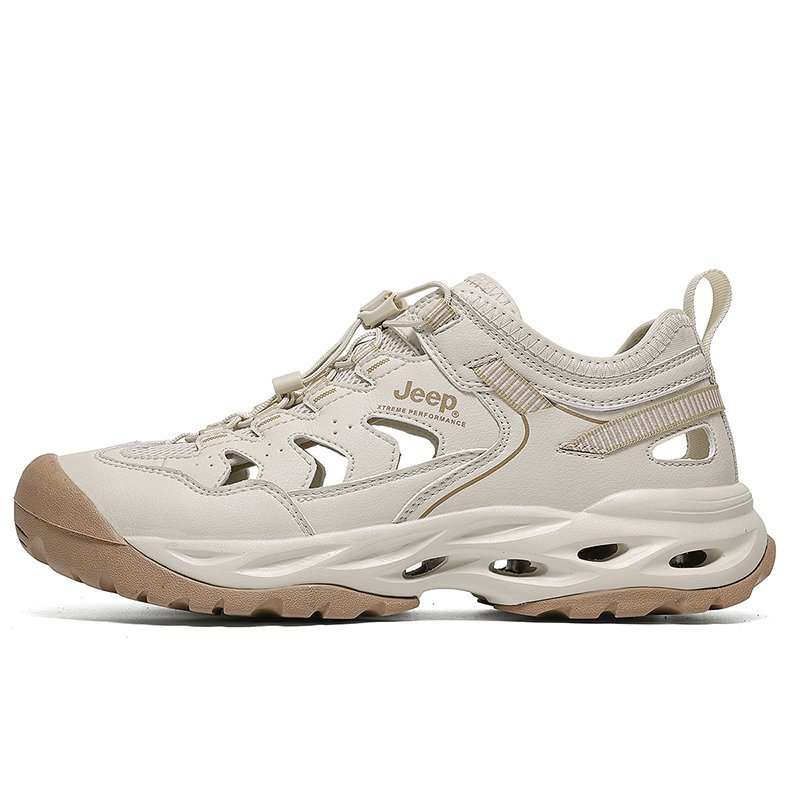 Jeep River Trekking Shoes Men's Beige