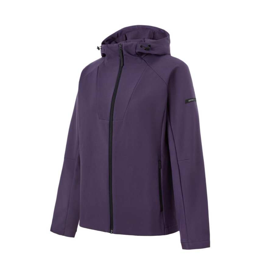 Adidas Adidas Jackets Women's Purple Hooded Non Detachable Thickened