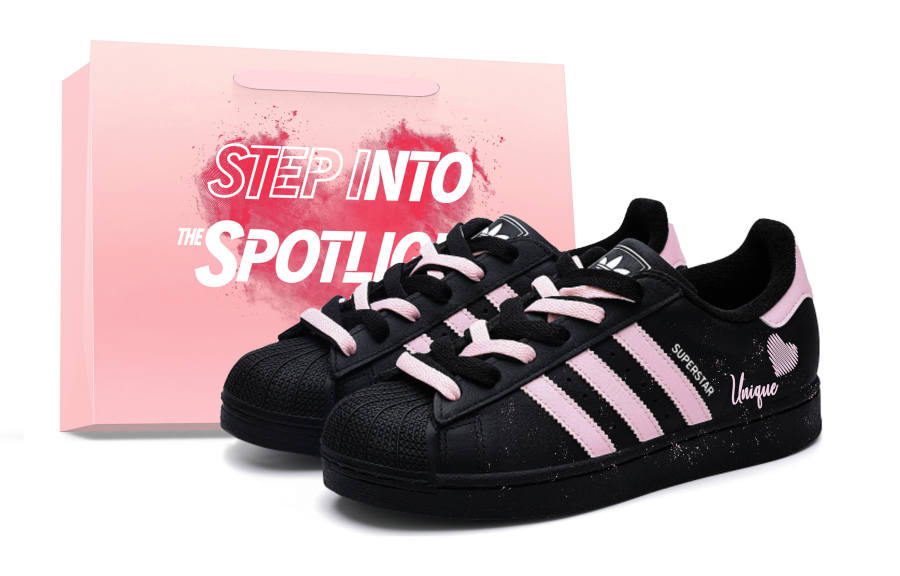 Adidas Originals Superstar 2 Only Anti Kick Cushioning Abrasion Resistant Breathable Low top Kids' Skateboarding Shoes