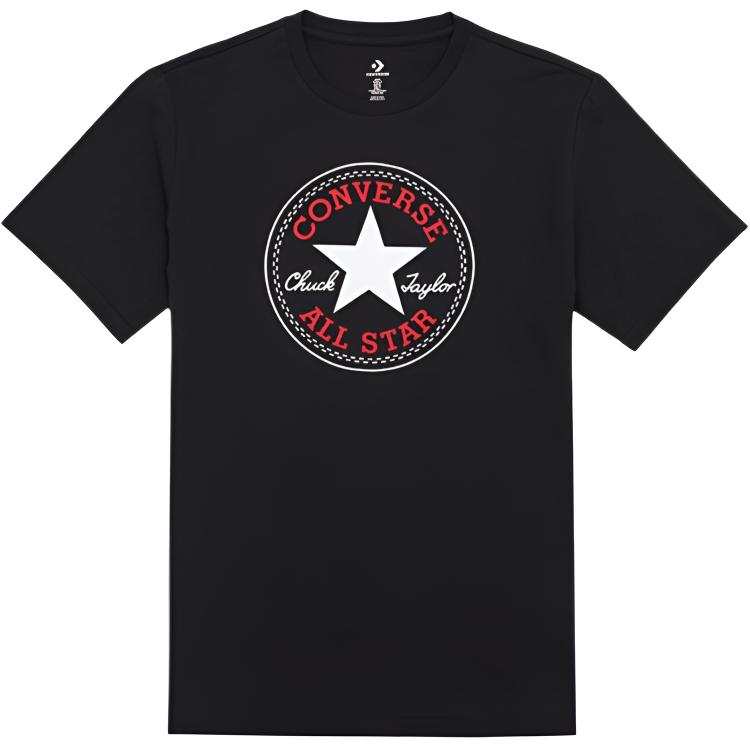 Converse Converse T Shirts Unisex Black Crew Neck