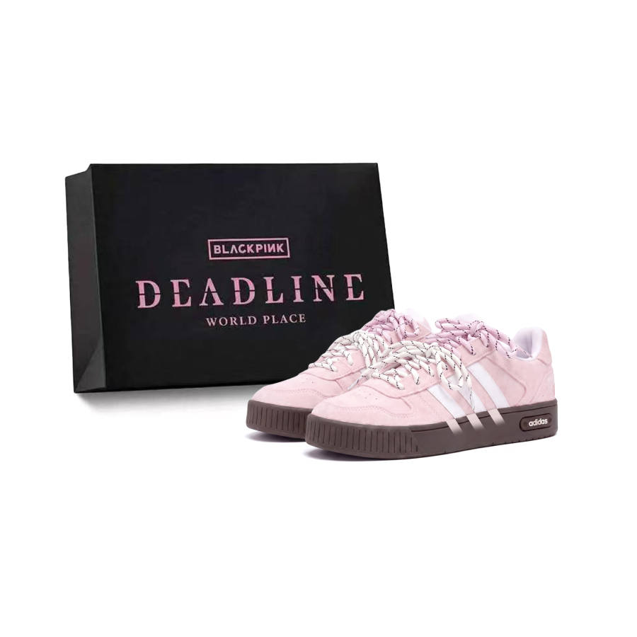 Adidas Adidas D PAD Classic Slip Resistant Cushioning Abrasion Resistant Low top Skateboard Shoes Unisex Pink