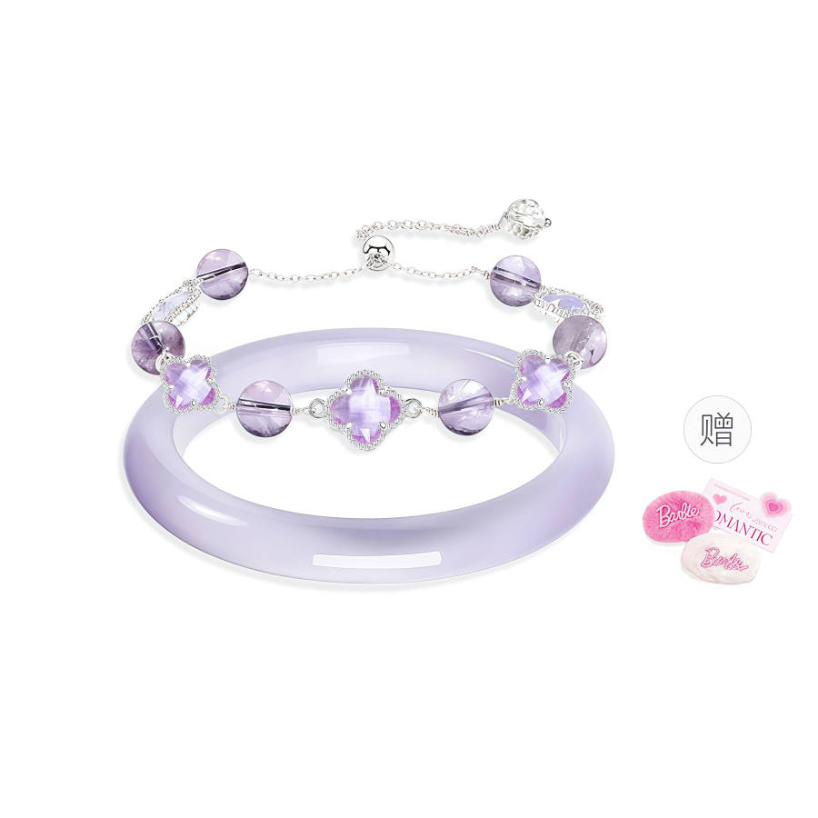 Barbie Transparent Crystal Bracelets Women's