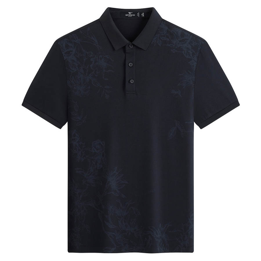 SEPTWOLVES SEPTWOLVES Polo Shirts Men's Lapel Thin Straight Fit