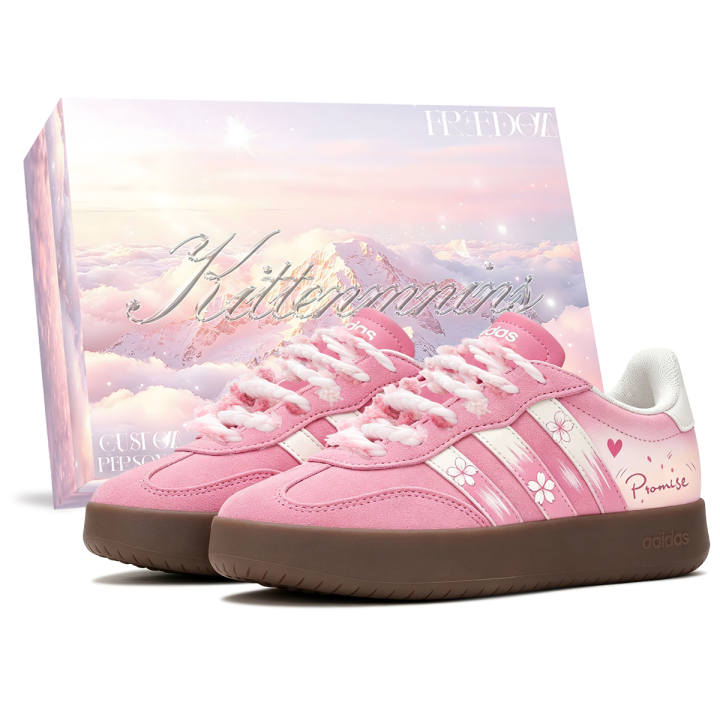 Adidas Adidas BARREDA German Army Trainers Unisex Pink White