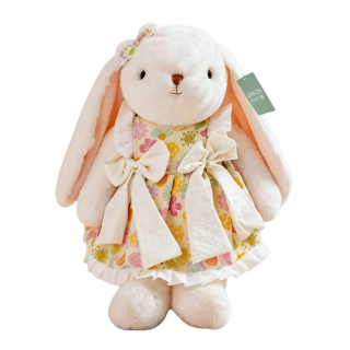 JBBCN Girly Shy Bunny Dolls Plush Doll 45cm Tall / 55cm Tall / 75cm Tall