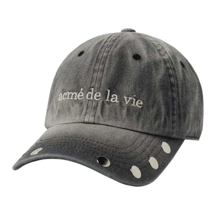 Acme De La Vie Acme De La Vie/ADLV Cotton Baseball Caps Unisex Gray